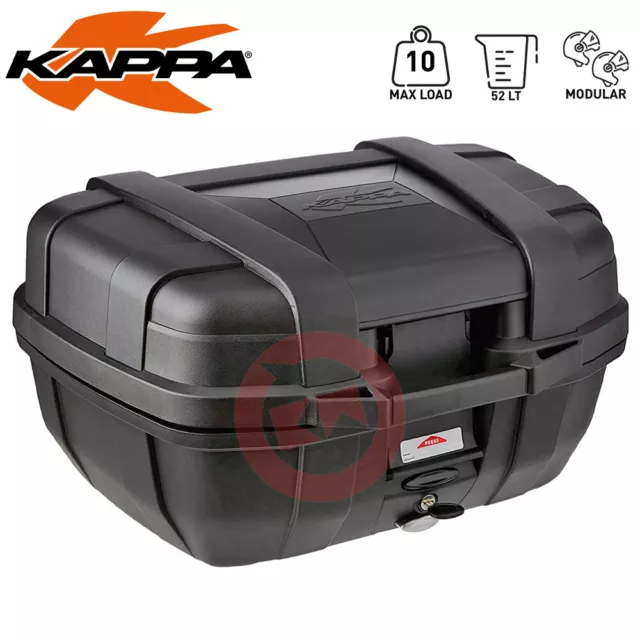 Topcase Kappa Garda KGR52N 52L Monokey Trekker Black Line für Motorrad