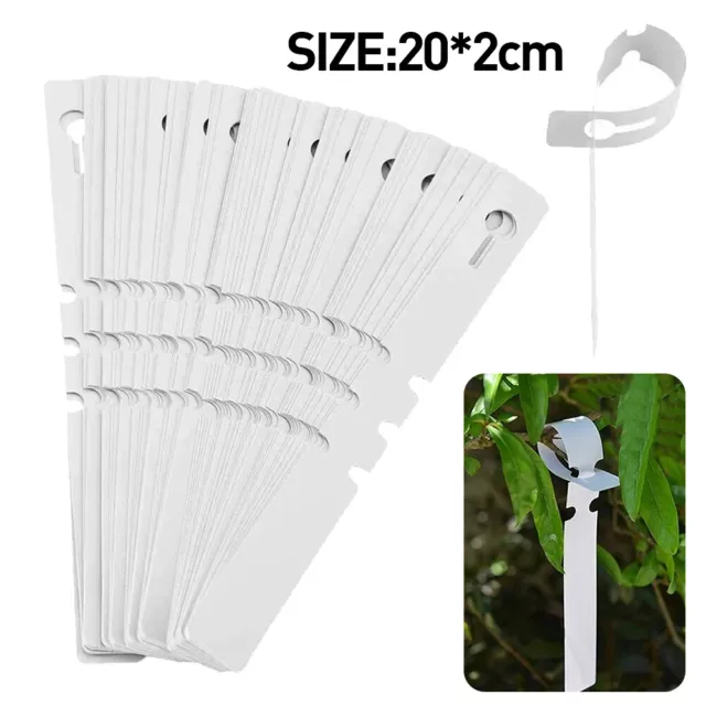 100~500pcs Plastic Plant Tree Hanging Markers Tags Nursery Seed Gardening Labels