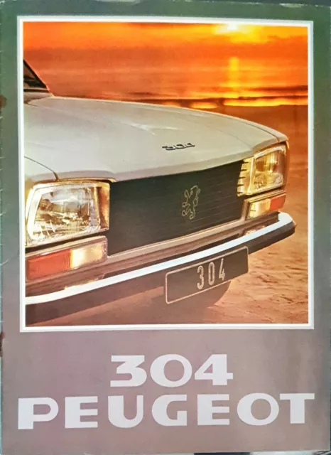 Peugeot 304 Brochure 1978