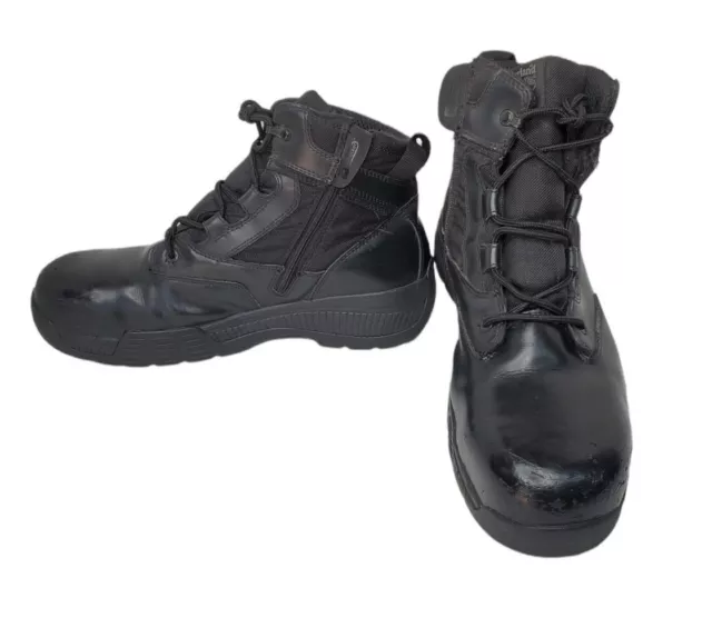 Timberland Pro Men Valor Tactical 6" Side-zip Boots 1161a Black 13 M