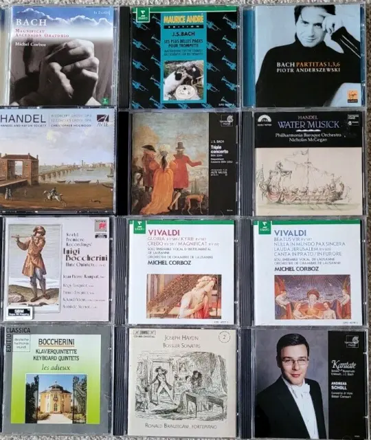 Classical Baroque & Early Music CDs X 12 (14 Discs) Job Lot Bundle