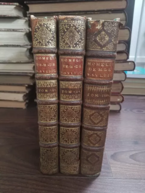 Homélies I à XXXVI. Curé de Saint-Sulpice. 1707. Tomes 1 à 3.