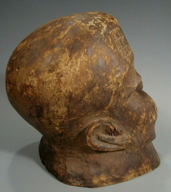 Africa Tanzania Mozambique Makonde Helmet Carved Wood Mask ca. 20th century 3