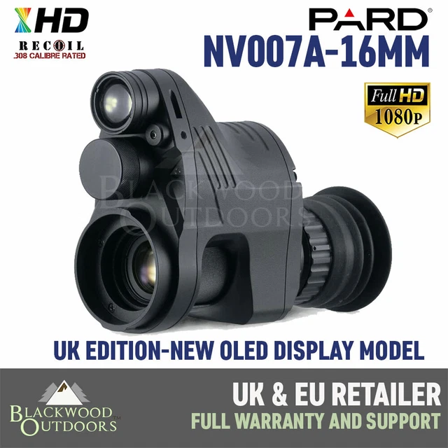 PARD NV007A NIGHT Vision 16mm OLED MODEL Rifle Scope Add On Free x1