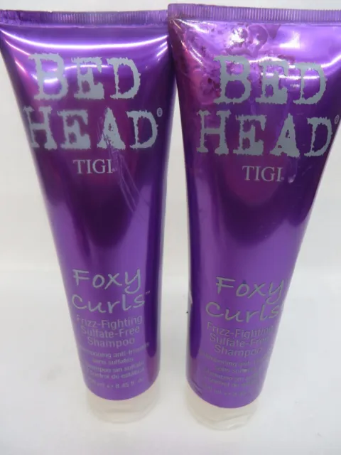 TIGI BED HEAD FOXY CURLS SHAMPOO 8.45 oz X 2  Scuffed!