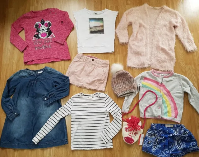Girls 4-5 Years Clothes Bundle 💕 Lee H&M NEXT Zara dress skirt vgc