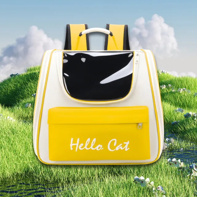 FE# Cat Backpack Multi-function Pet Carrier Transport Travel Bag for Small Cats