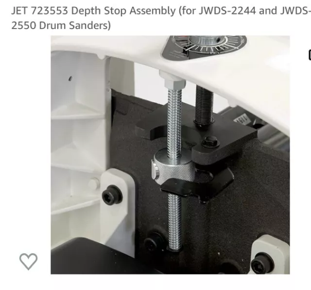 JET 723553 Depth Stop Assembly (for JWDS-2244 and JWDS-2550 Drum Sanders)