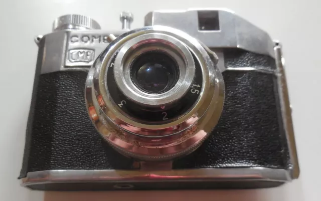 VINTAGE FOTOCAMERA MACCHINA FOTOGRAFICA COMET II CMF BENCINI ITALY 1950s