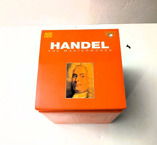 HANDEL THE MASTERWORKS CD Box 40 Discs Brilliant Classics NM/NM