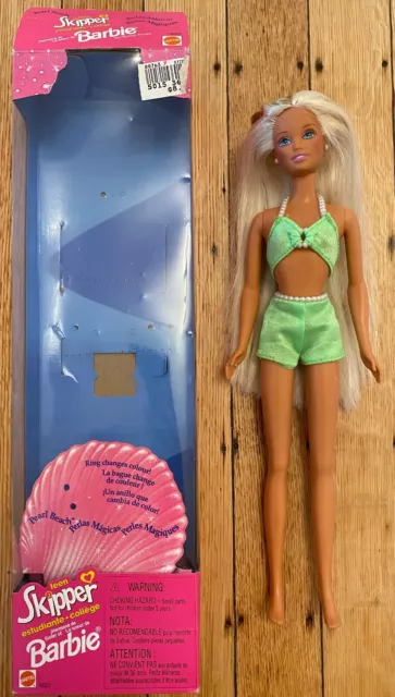 1997 Pearl Beach Teen Skipper Doll Number 19223, Mattel Barbie