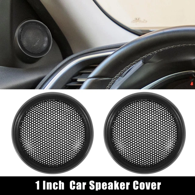 2pcs 1.5" Black Car Audio Speaker Cover Mesh Subwoofer Grill Guard Protector