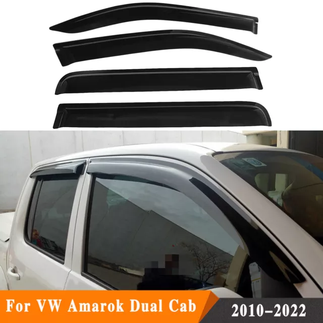 Weathershields, Weather shields Sun Visors for VW Amarok Dual Cab 09+