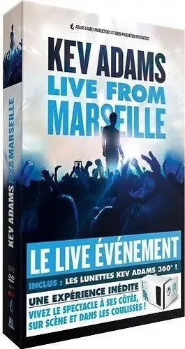 Kev Adams Live From Marseille Edition Limitée Dvd + Lunettes 360° Neuf & Scellé