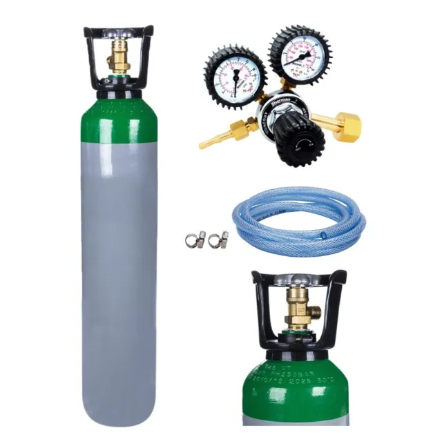 ARGON 8 L Bouteille de Gaz Idéale pour Soudage MIG WIG TIG  RÉGULATEUR DE SOUDAG