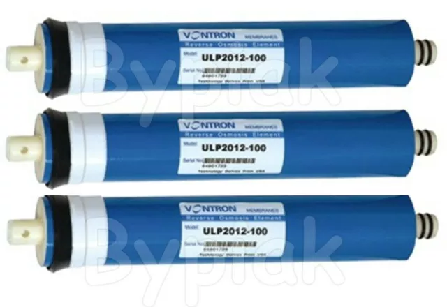 3x 50GPD Reverse Osmosis RO Membranes Water Filter Vontron