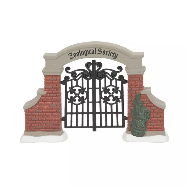Dickens Village Accessories Zoological Gardens Entry Gate Figurine, 3.74 Inch...