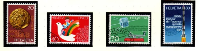 Schweiz Briefmarken Satz Mi. 1161-1164 Jahresereignisse 1979 gestempelt (CH238)