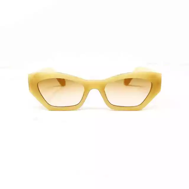 Gafas de sol mujer montura marfil lentes beige y rosa Pif wear Lumek 3