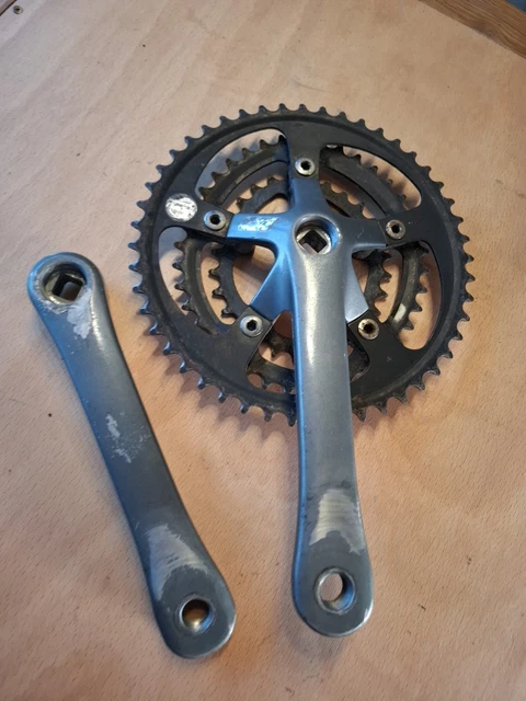 Pédalier Triple SR Sakae XCT VTT Rétro 28/38/48 Dents – Manivelles 170 Mm
