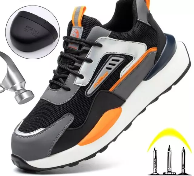 Chaussures de sécurité invisibles pour hommes, baskets de travail, bottes de séc