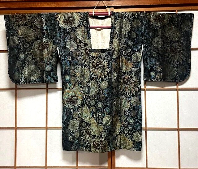 kimono Haori Urushi vintage japanese silk