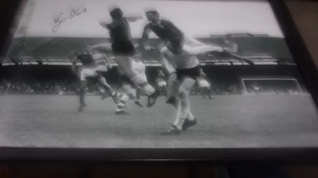 Wyn Davies  Bolton Wanderers 12X8 Inches Signed  Glossy Photo