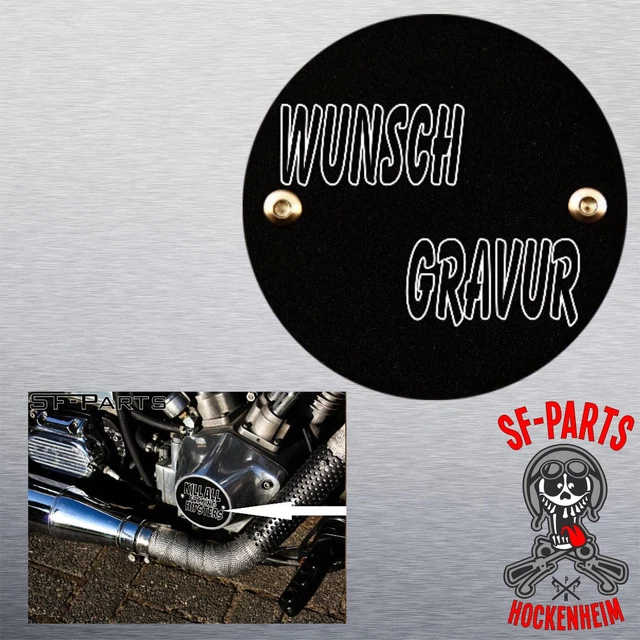 Point Cover,Zündungsdeckel für Harley Davidson,Sportster,Big Twin, 2 und 5 Loch