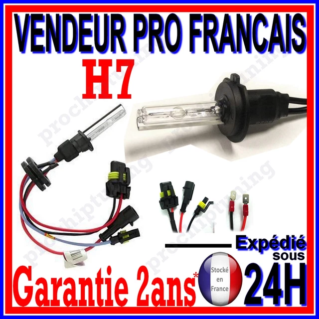 AMPOULE AU XENON H7 6000k 35W 55W POUR KIT HID 12V LAMPE FEU PHARE DE RECHANGE