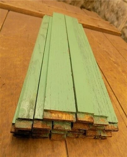 21 Balusters, Green Wood Architectural Salvage Spindles, Porch Post House Trim