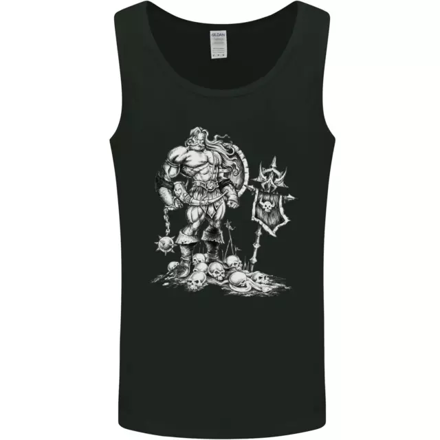 Viking Warrior Skull Thor Odin Valhalla MMA Mens Vest Tank Top