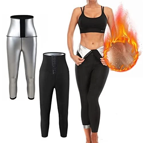 Pantalon Sudation Amincissante Ventre Plat Maigrir Leggings Sauna