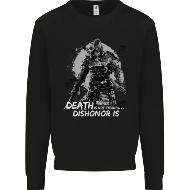 Death Not Eternal Martial Arts MMA Samurai Mens Sweatshirt Jumper
