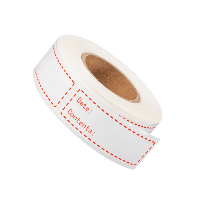 500 Étiquettes Alimentaires Poulet 25x45 Mm - Autocollants Ovales Rouges, Adhésif Permanent, Pour Emballage Alimentaire
