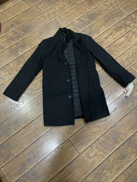 Dockers Men's Henry Wool Blend Top Coat - New With Tags