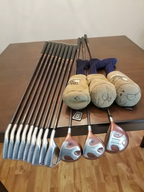 Taylormade Burner Oversize Iron Driver Full Set 3- PW, SW Bubble Shaft R 80 RH