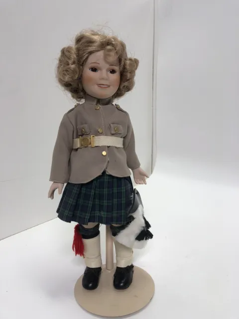 Danbury Mint Dolls of the Silver Screen Shirley Temple Wee Willie Winkie 1986