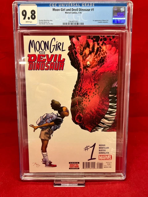 Moon Girl and Devil Dinosaur #1 1st Appearance Moon Girl CGC 9.8 NM/MT 2016