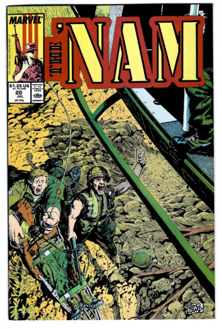 THE 'NAM #20 in NEAR MINT conditrion a 1988 Marvel war comic