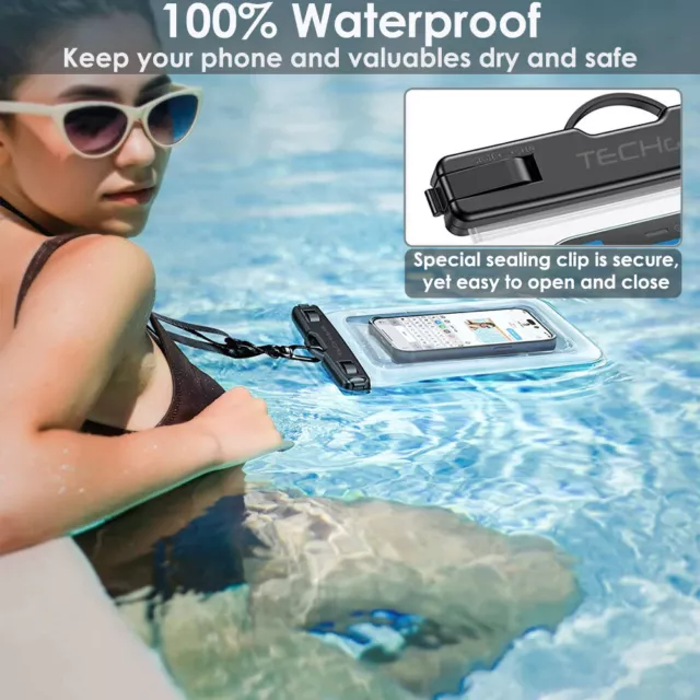 Waterproof Pouch Underwater Swimming Pool Floating Case Dry Bag For Mobile Phone 2