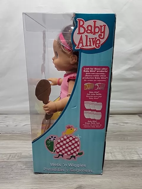 NEW 2011 Baby Alive Wets N Wiggles Girl Doll Moves Laughs Drinks Hasbro 3