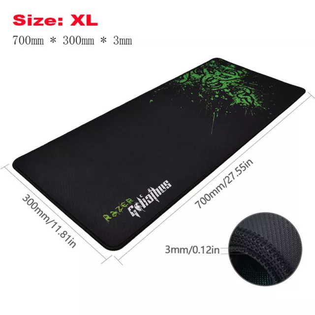 For Razer Goliathus Speed Edition Gaming Game Mouse Mat Pad SIZE XL Large