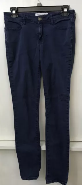 BULLHEAD DENIM CO Navy Blue Skinny Chino Pants Juniors Size 3