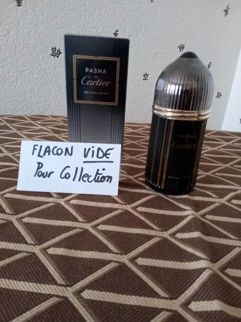 Flacon Pasha De Cartier Édition Limitée Vide Sans Parfum + Boite Cartonnée