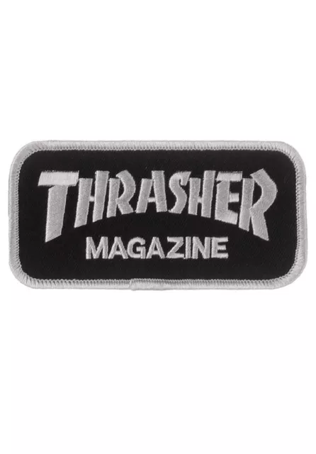Thrasher Box Logo Patch - Aufnäher black