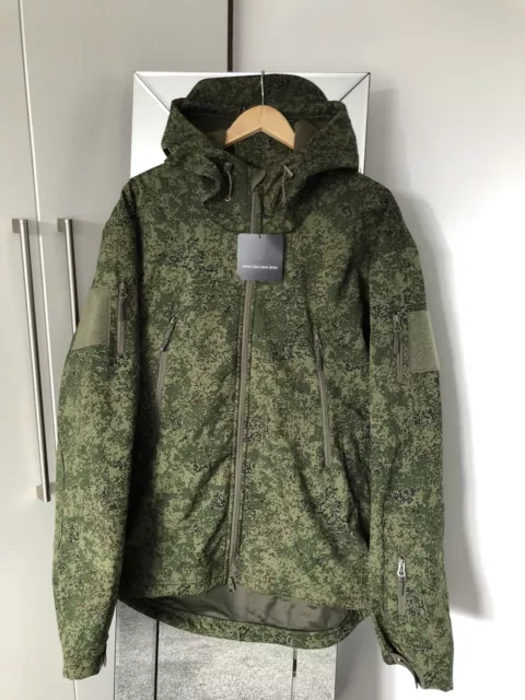 Tactical Softshell Jacket Russian Emr Flora Camo New W Tag Size - 2Xl  Read Desc