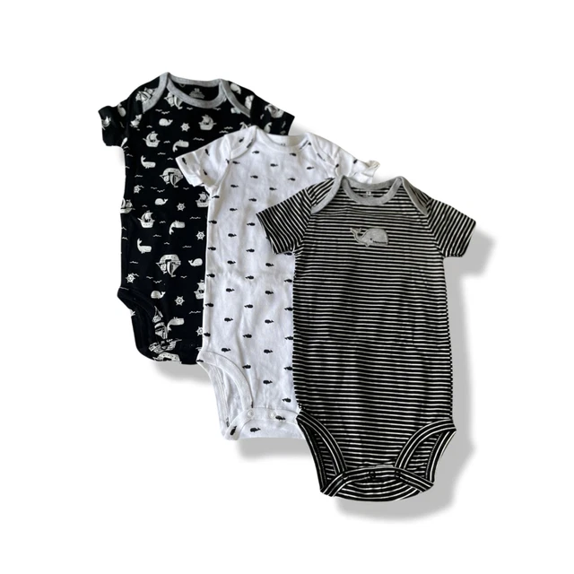 Baby/Toddler- Boys - 3 Pack Baby Grows Vests Set - UK Seller -  12-18 months