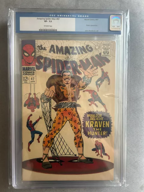 Amazing Spider-Man #47 (Marvel, 1967) CGC 7.5 OLD LABEL