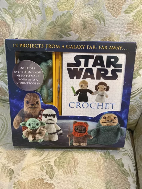 Crochet Craft Kit: Disney Star Wars Crochet Yoda & Stormtrooper With 12 Patterns