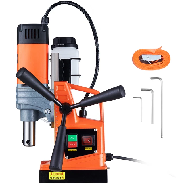 VEVOR Trapano a colonna 80 mm, motore a induzione, 500 W, velocità regolabile, inclinazione 0-45 VEVOR Trapano a colonna 80 mm, motore a induzione, 500 W, velocità regolabile, inclinazione 0-45
